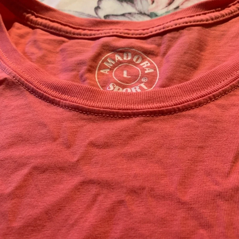 ADORA Pink Short Sleeve Tee Size Large - Picture 10 of 10